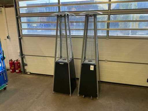 Patio heater (2x)