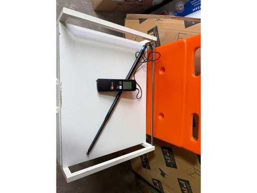Testo 425 Anemometer Telescopic Probe Heat Wire Air Flow Meter Thermo