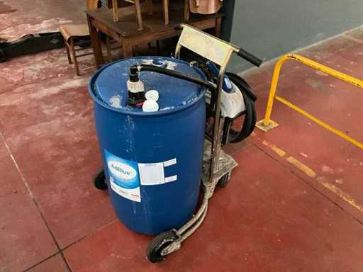 mobile AdBlue tank installation