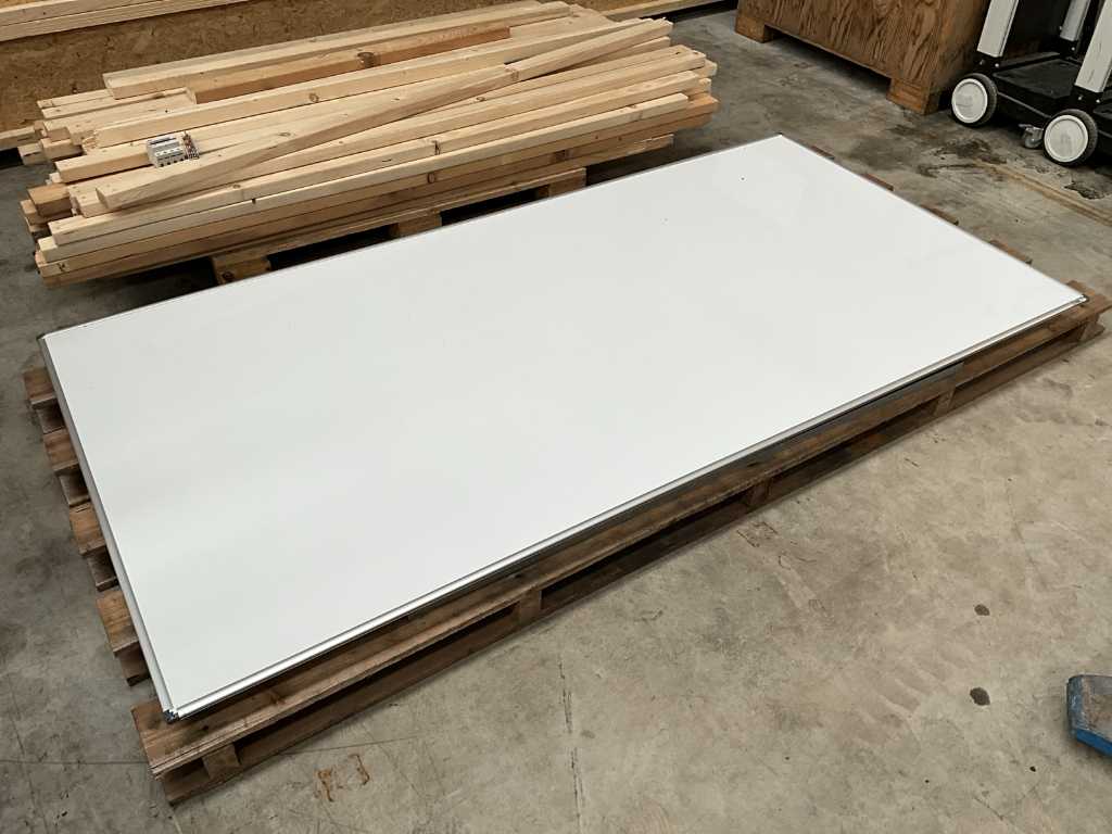 Whiteboard VIVOL + 2x metal grid