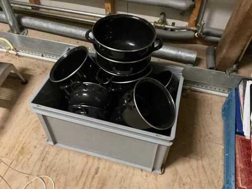 Fournée de moules à moules