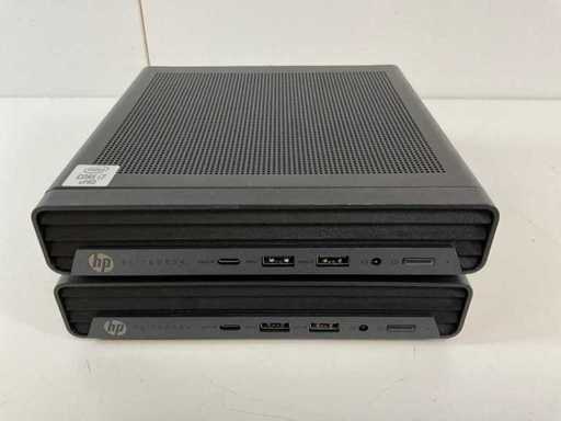 HP EliteDesk 800 G6, Core(TM) i7 10th Gen, 16 GB RAM, 512 GB NVMe Mini Desktops (2x)