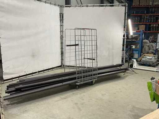 Partij kunststof buizen