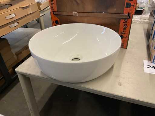 Diametro del lavabo: 42 cm (2x)