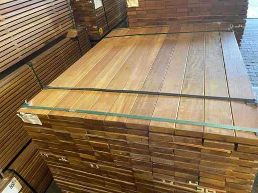 Planches Guyana Ipé rabotées 1000x90x25mm (220x)