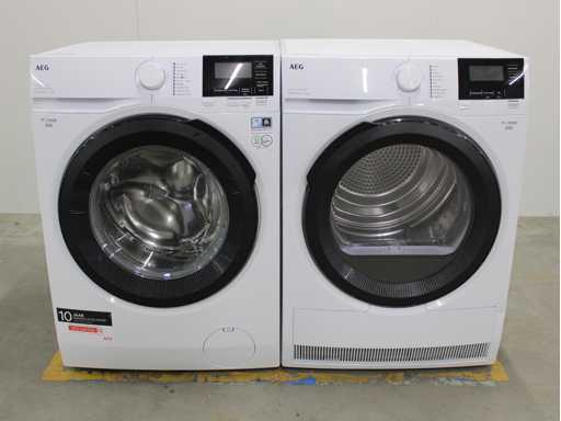 AEG 6000 Series ProSense Exclusiv Washing Machine & AEG 7000 Series SensiDry Dryer