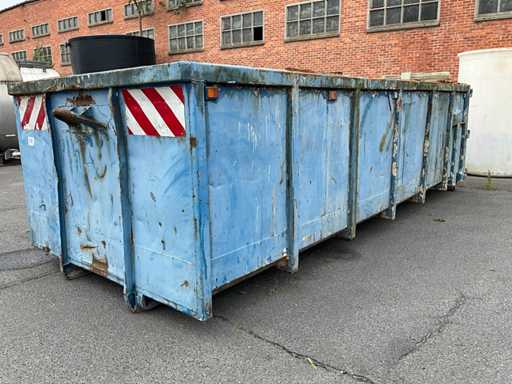 Élimination du conteneur à déchets