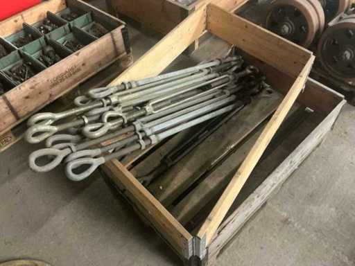 M24 Verschiedene Baudrahtspanner (17x)