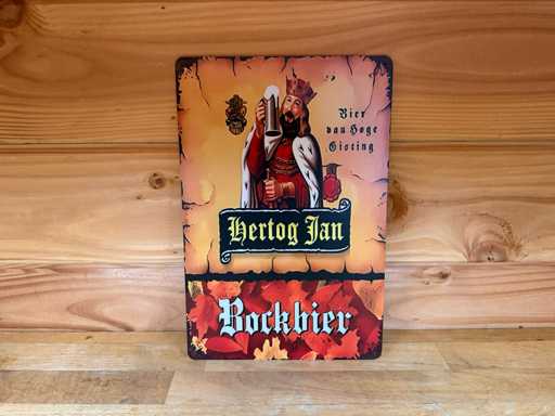 metaal reclame wandbord