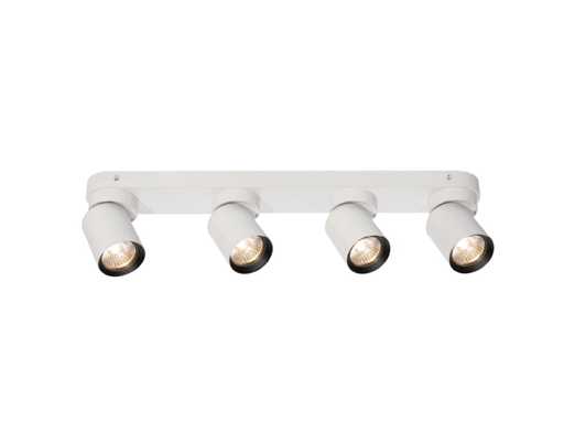 GU10 Opbouwspot Armatuur 4 kop draaibaar(3x)