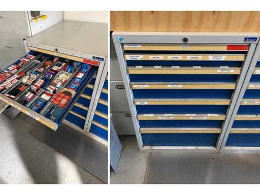 Garant - Armario de cajones de taller con contenido en rodamientos SKF y FAG