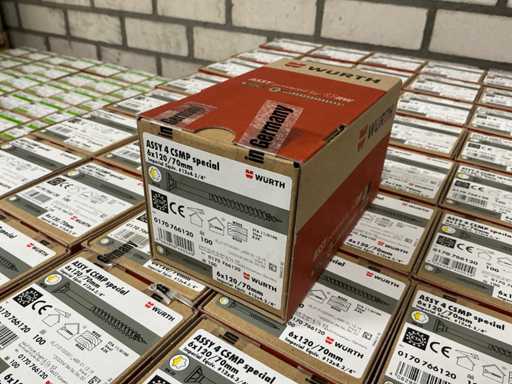 Würth – Schraube 6x120/70 mm (5.000 Stück)