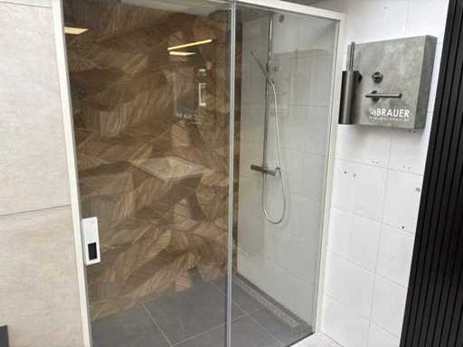 Cabine de douche showroom Novellini