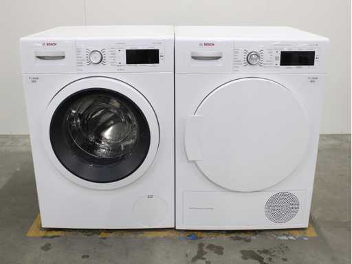 Bosch Serie|8 VarioPerfect Wasmachine & Bosch Serie|8 SelfCleaning Condenser Wasdroger