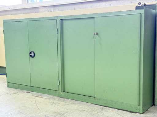   2 workshop cabinets
