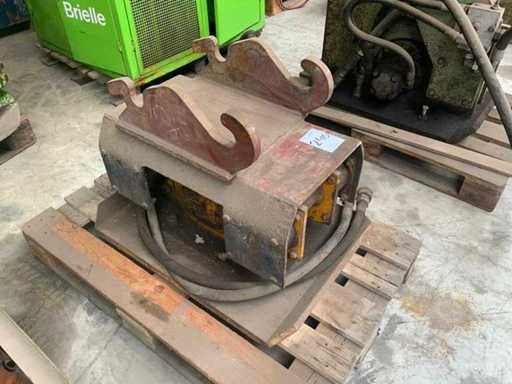 Compacteur à plaque hydraulique à changement rapide