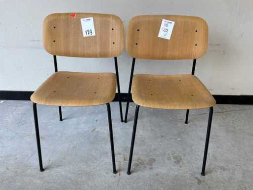 Chaise empilable Hay Iskos (2x)