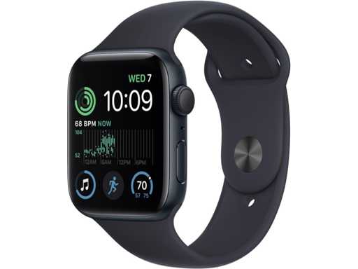 Apple - SE - Smartwatch GPS Midnight Aluminium