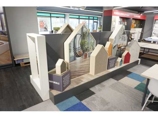 Stojak na sklep wystawowy