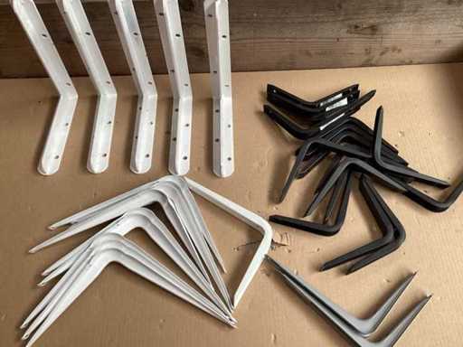 Amestec lot Diverse suporturi pentru rafturi