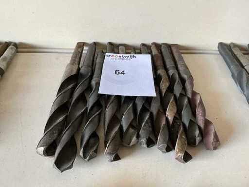 Lot Metal Drills HSS (10x)