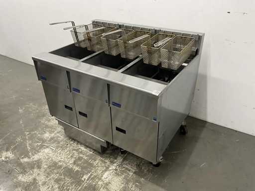 Pitco - SE14 - Mobiele 3-Pans HR friteuse