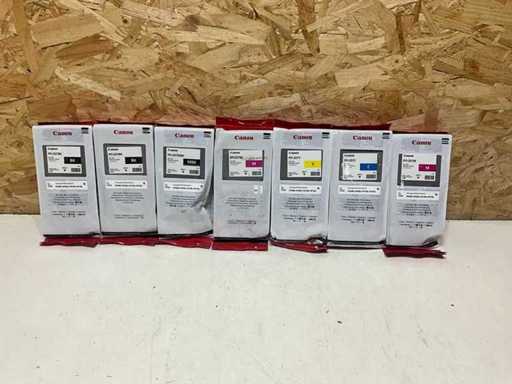 Canon PFI series Toner various colors (7x)