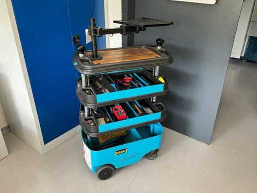 HAZET - Assistant - Tool trolley with content