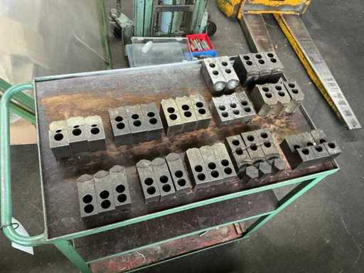 Assortment of various clamping jaws