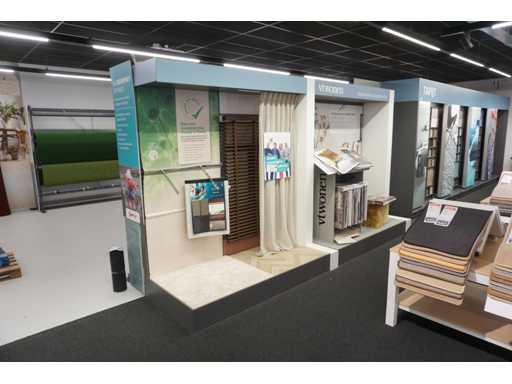 Stojak na sklep wystawowy