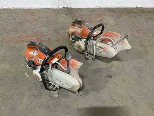 Stihl TS 410 Stone saw machine (2x)