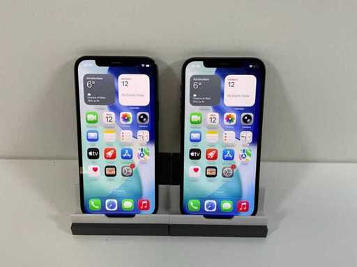 Apple iPhone 12 - 64 GB - Black (2x)