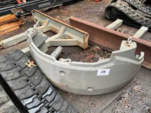 VOLVO - ECR25D - Dozer Blade and Counterweight