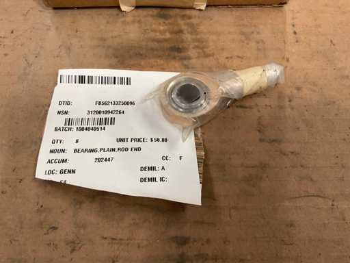 Estremità della biella liscia del cuscinetto (8x)