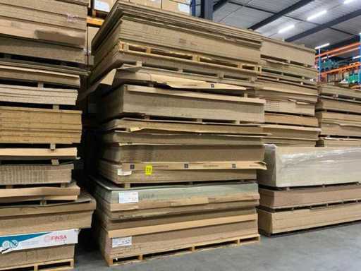 Decoratie spaanplaat ca. 20m3