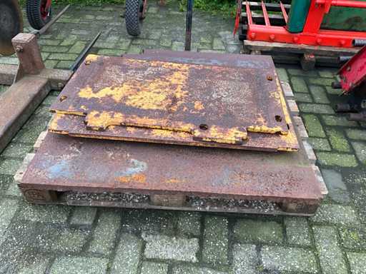 Plaque d’acier (3x)