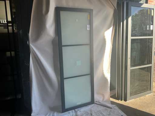 Porte intérieure noire 78x211cm