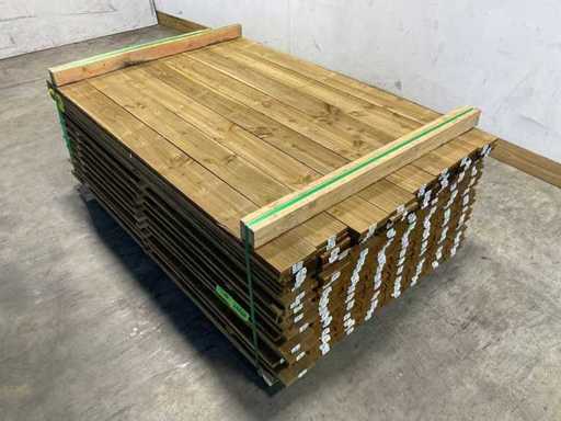 Tavola Douglas finemente segata 180x14x1,5 cm (195x)