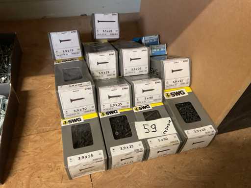 14 dozen gipsplaat schroeven