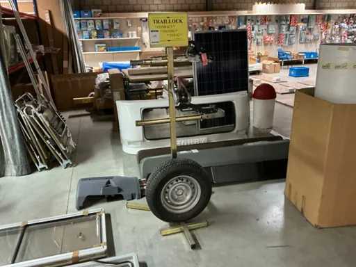 Afișajul stabilizatorului Traillock