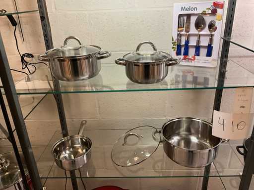 Ssw Kookpottenset 7 delig + 24 delig bestek