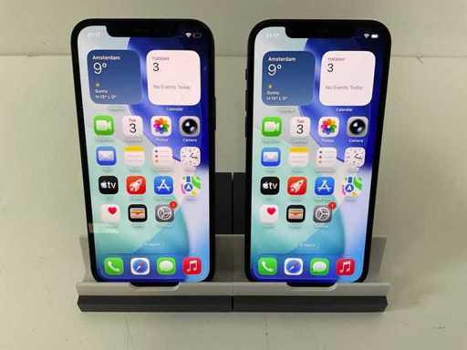 Apple iPhone 12 - 64GB - Negru (2x)