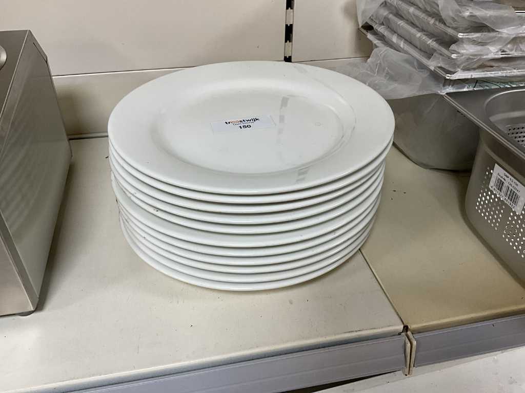 Australian fine china dinner plates (11x)