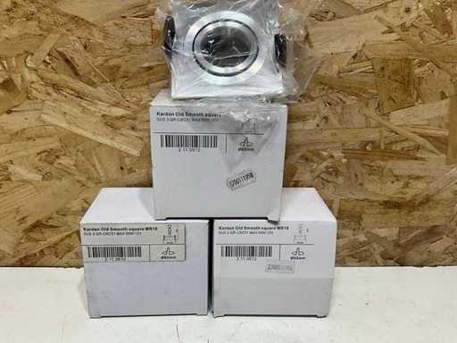 Kardan Old Smooth RVS inbouwspot (3x)