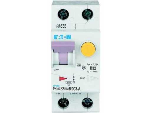 Wyłącznik obwodu prądu resztkowego Eaton PKN6-32/1N/B/003-A-MW (14x)
