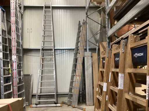 Layher - Leiter - 18 Sprossen 