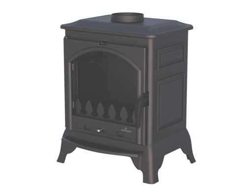 Bronpi - Ordessa - Gietijzer - Vrijstaand - Houtkachel