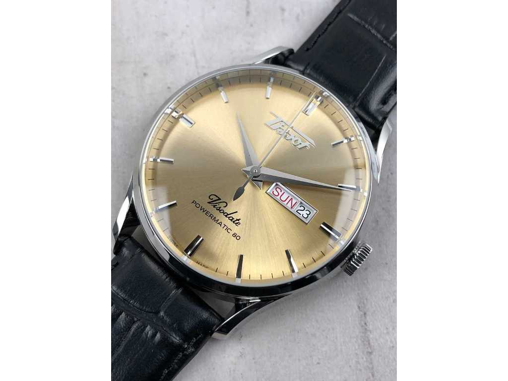 Tissot visodate hot sale gold black