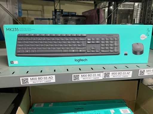 Logitech MK235 Draadloze toetsenborden (6x)