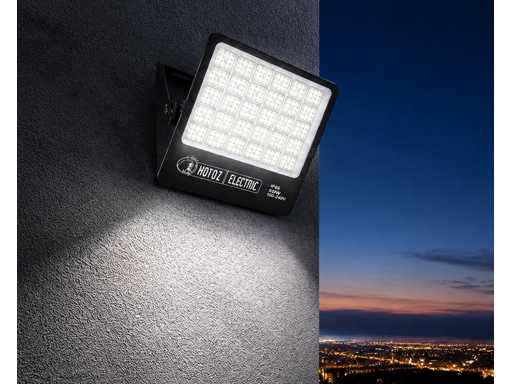 2 x LED Floodlight 400W – 6400K Koud Wit - Zwart – IP65 – BORNEO-400
